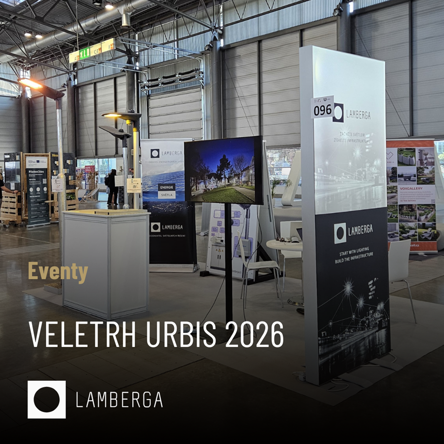 LAMBERGA na URBIS 2026: Začněte světlem. Získejte infrastrukturu.